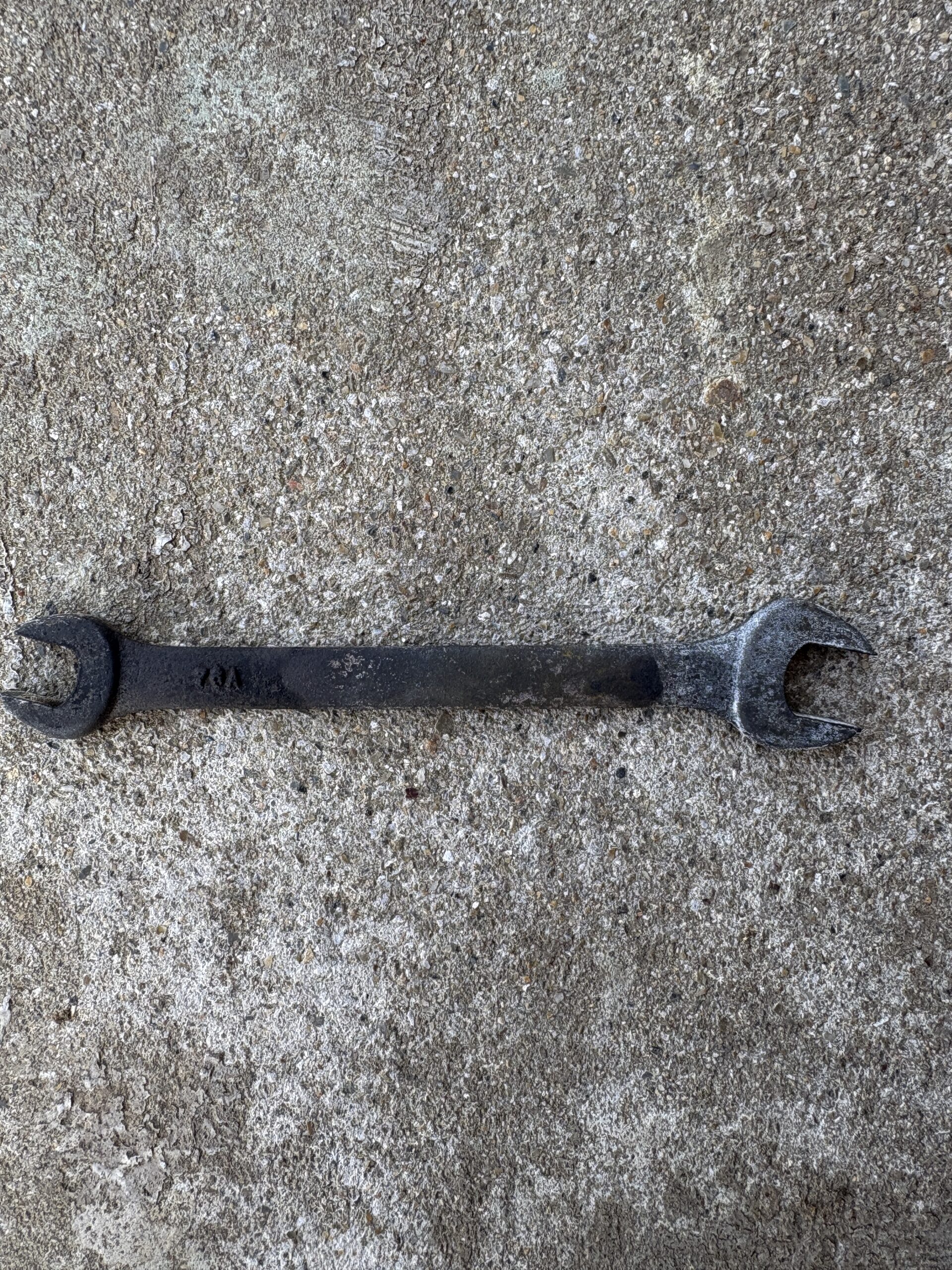 ニッサンレンチ No.2 サイズ刻印 8–10mm 部分アップ